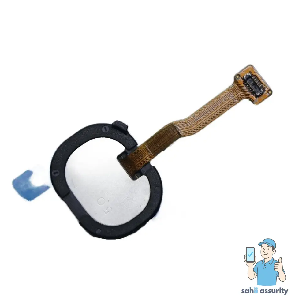 Fingerprint Sensor with Flex Cable for Samsung Galaxy M21 Black thumbnail